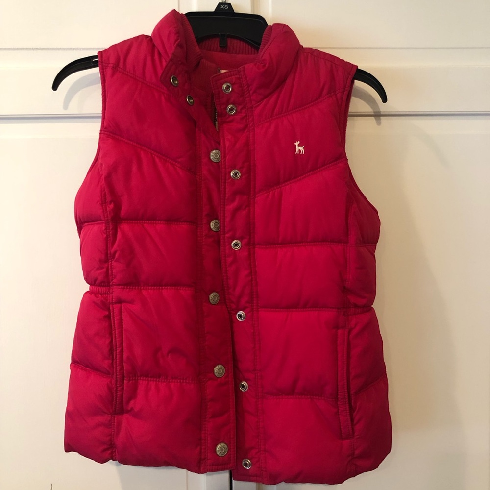 Girls Pink XL Old Navy Puffer Vest